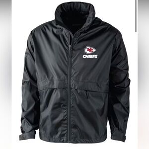 Chiefs Black Windbreaker Jacket